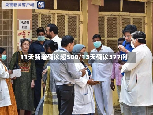 11天新增确诊超300/13天确诊377例