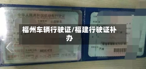 福州车辆行驶证/福建行驶证补办