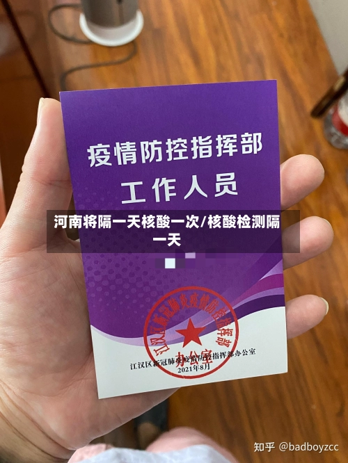 河南将隔一天核酸一次/核酸检测隔一天