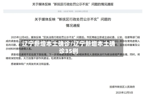 辽宁新增本土确诊/辽宁新增本土确诊35例-第3张图片