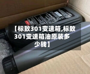 【标致301变速箱,标致301变速箱油原装多少钱】