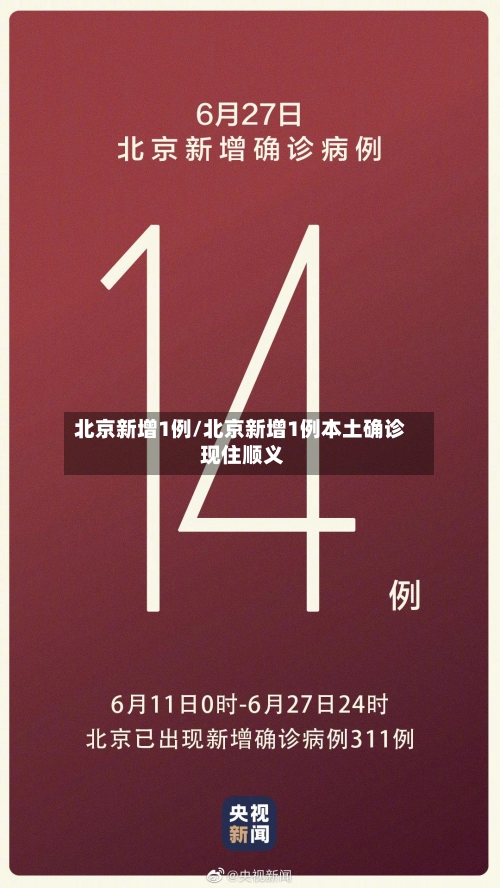 北京新增1例/北京新增1例本土确诊 现住顺义