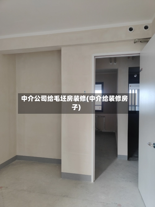 中介公司给毛坯房装修(中介给装修房子)