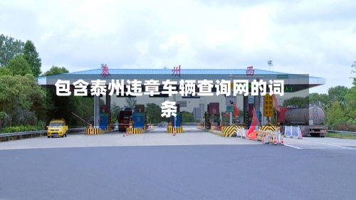 包含泰州违章车辆查询网的词条