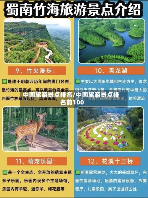中国旅游景点排名/中国旅游景点排名前100