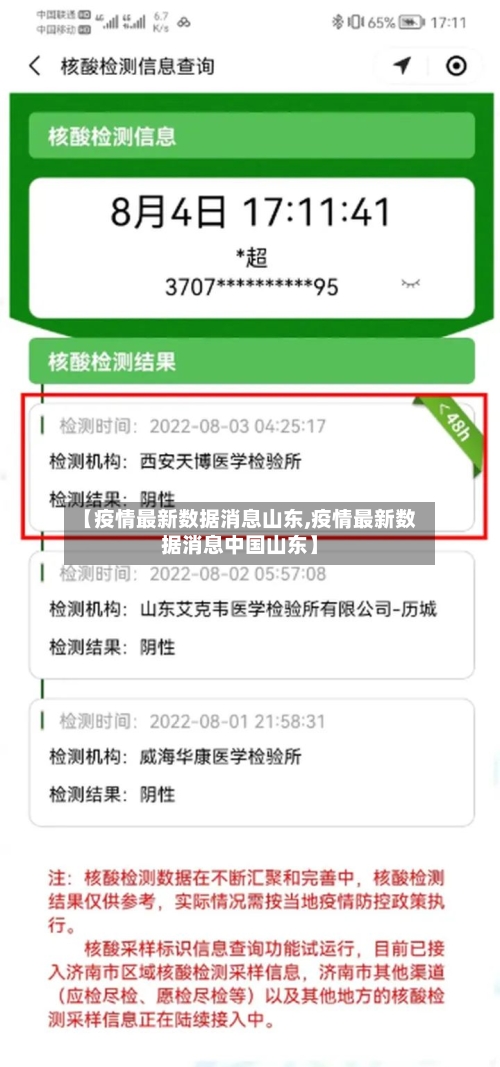 【疫情最新数据消息山东,疫情最新数据消息中国山东】