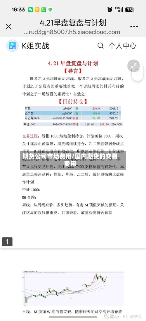 期货公司市场费用/国内期货的交易费用