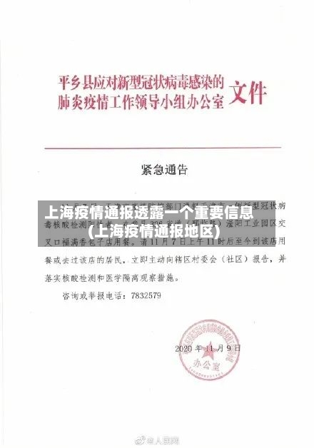 上海疫情通报透露一个重要信息(上海疫情通报地区)-第2张图片