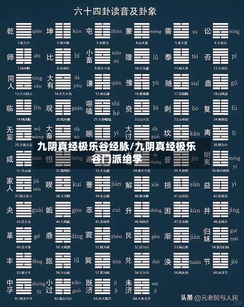 九阴真经极乐谷经脉/九阴真经极乐谷门派绝学