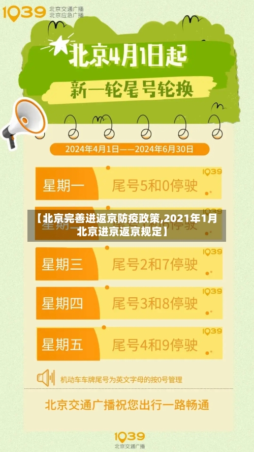 【北京完善进返京防疫政策,2021年1月北京进京返京规定】