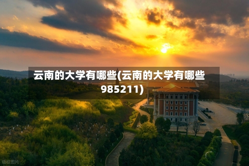 云南的大学有哪些(云南的大学有哪些985211)