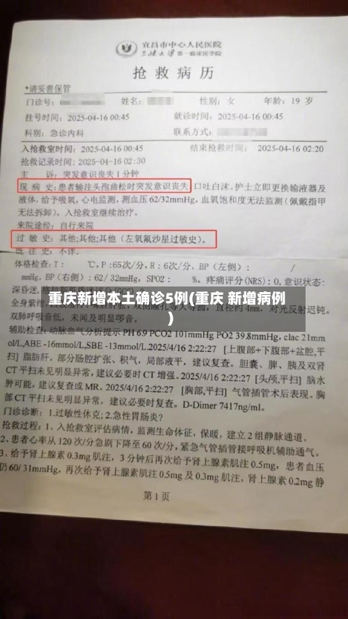 重庆新增本土确诊5例(重庆 新增病例)-第2张图片