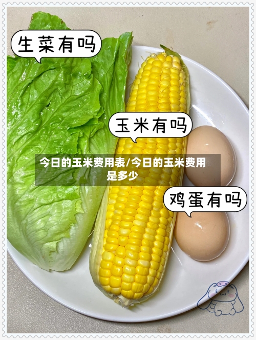 今日的玉米费用表/今日的玉米费用是多少
