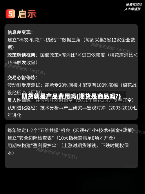 期货就是产品费用吗(期货是商品吗?)-第2张图片