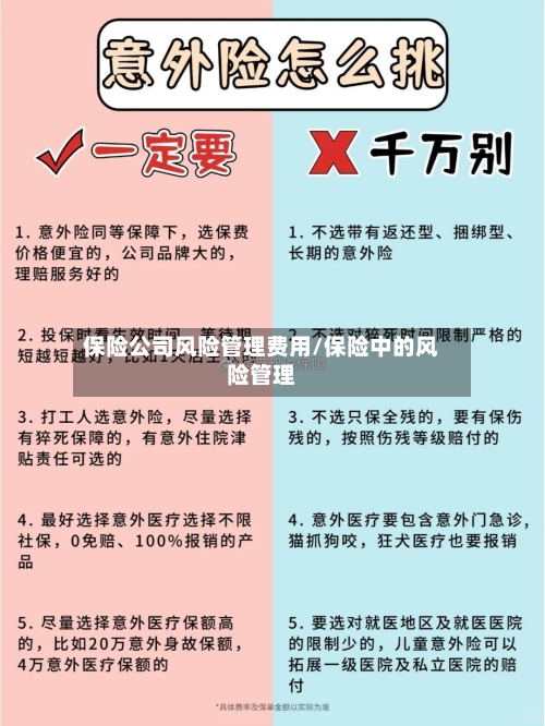 保险公司风险管理费用/保险中的风险管理-第3张图片