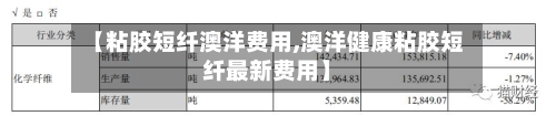 【粘胶短纤澳洋费用,澳洋健康粘胶短纤最新费用】-第2张图片