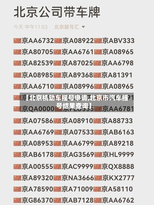 【北京机动车摇号申请,北京市汽车摇号结果查询】