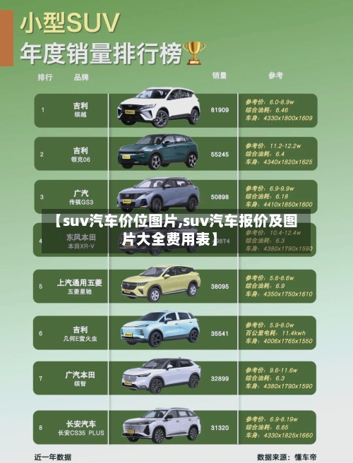 【suv汽车价位图片,suv汽车报价及图片大全费用表】