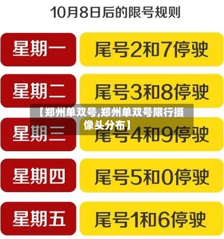 【郑州单双号,郑州单双号限行摄像头分布】
