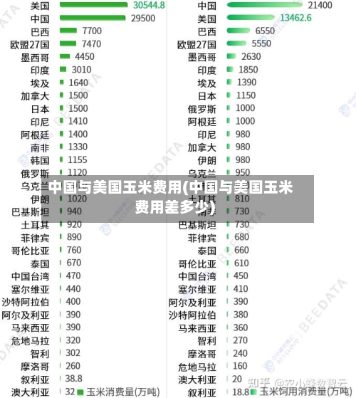 中国与美国玉米费用(中国与美国玉米费用差多少)-第2张图片