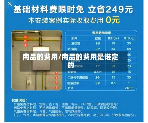 商品的费用/商品的费用是谁定的