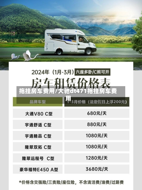 拖挂房车费用/大驰dt471拖挂房车费用-第2张图片